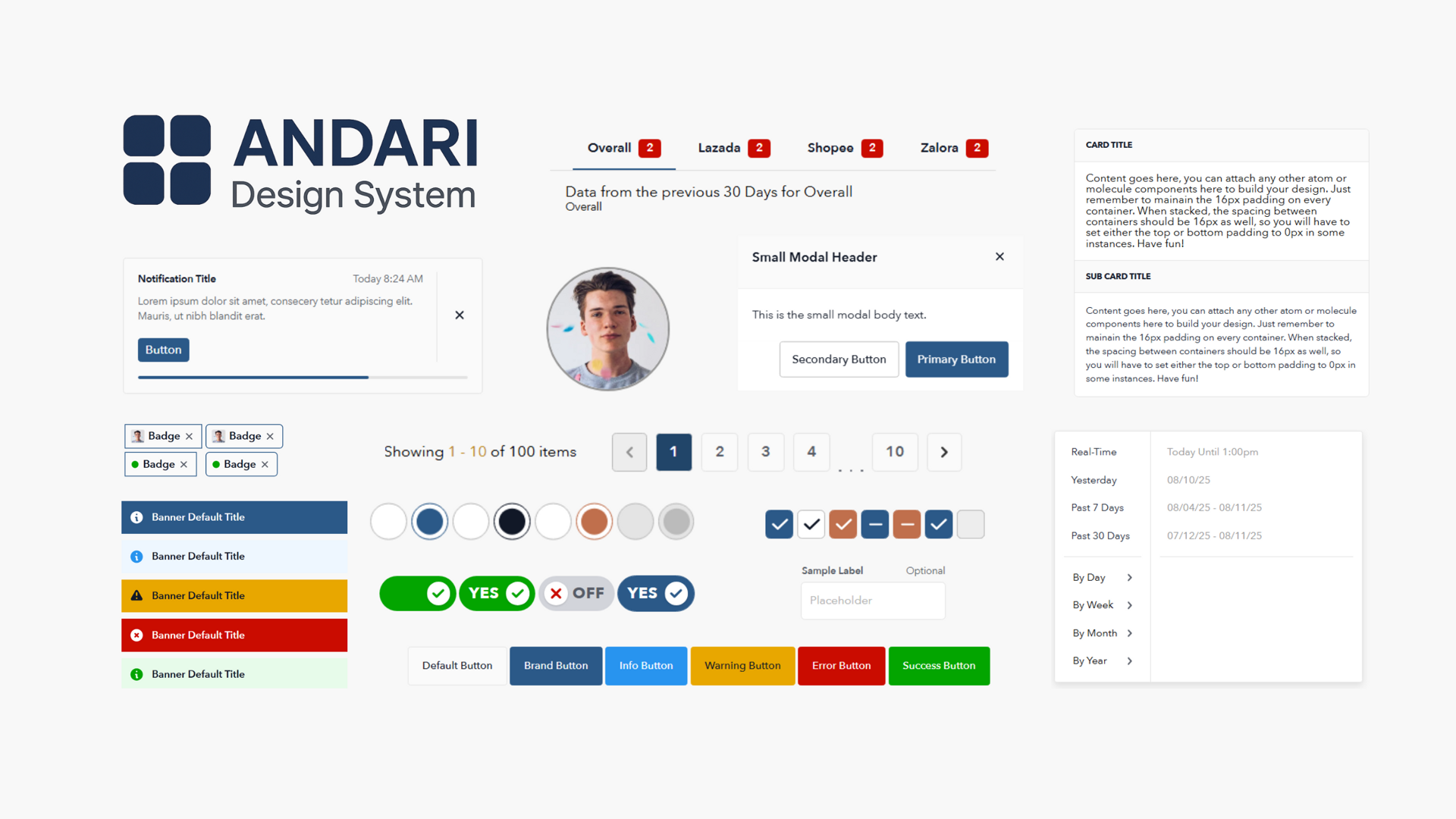 Andari Design System preview